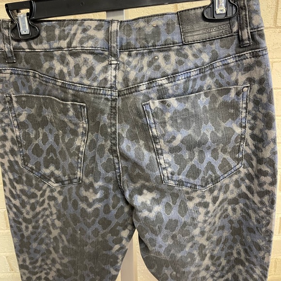 DKNY Leopard Print Jeggings Skinny Jeans - Picture 6 of 9